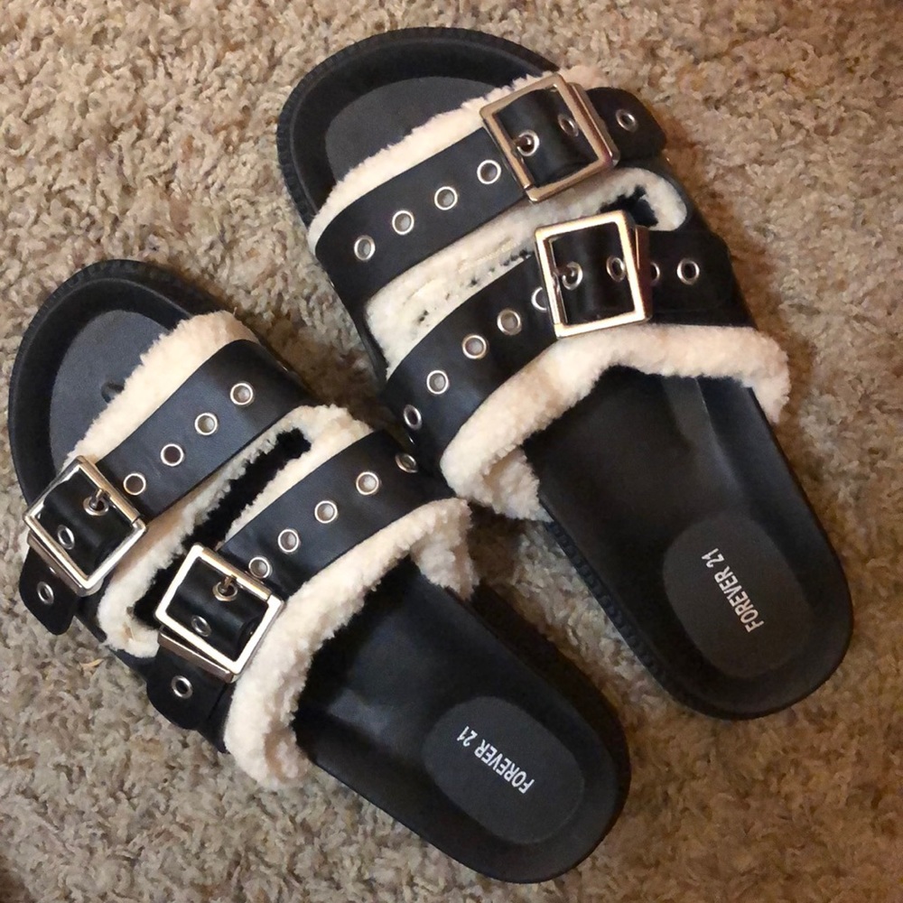 Warm fluffy slides